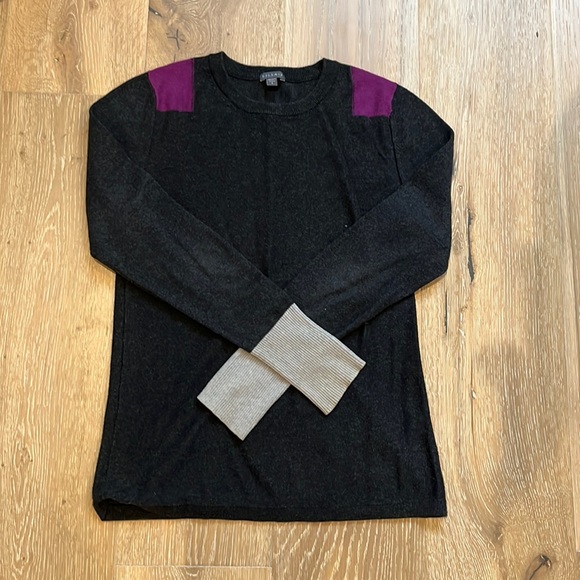 Lilla P wool sweater colorblock size S like new - Picture 1 of 6